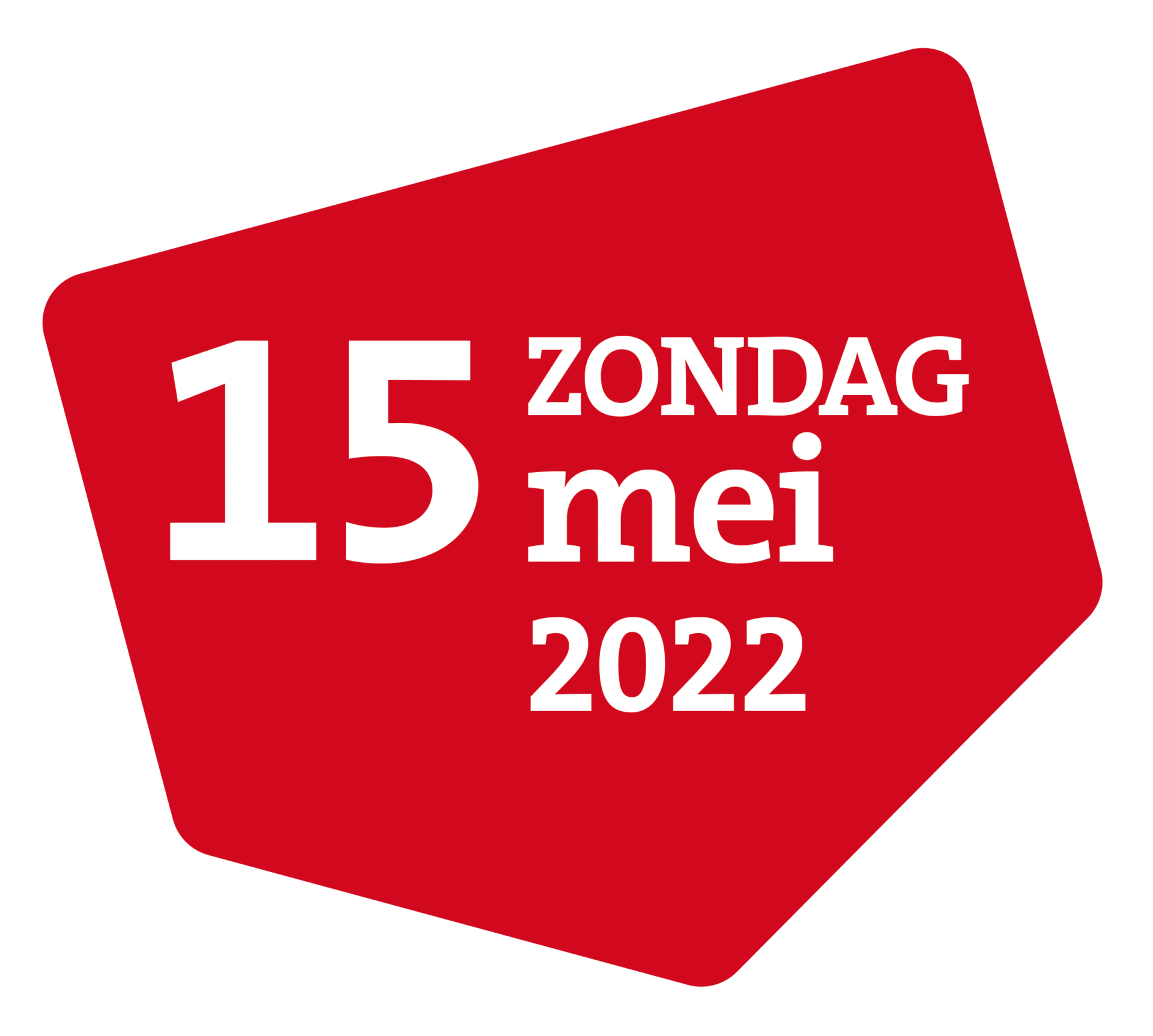 2022 Logo Datum Mei Rood
