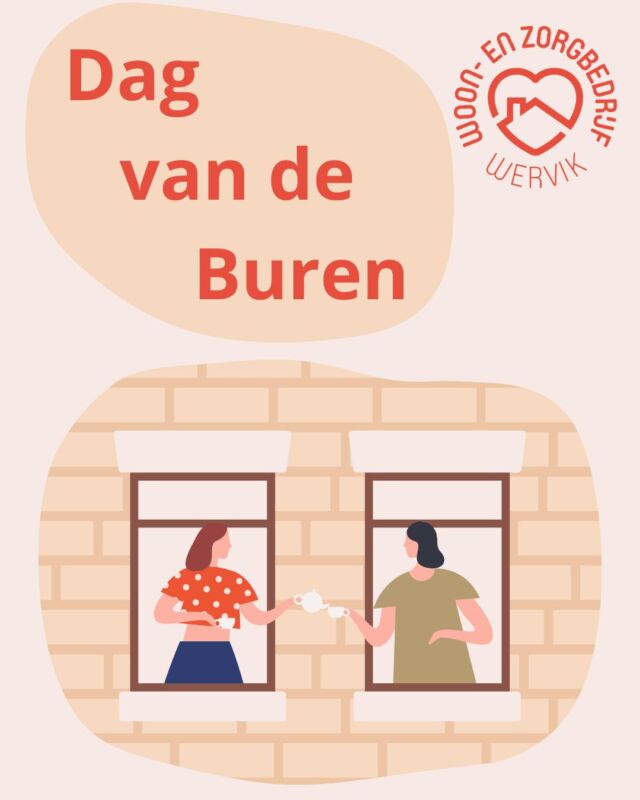 Vandaag vieren we de Dag van de Buren! 🎉 Laten we samenkomen, lachen en onze banden versterken. 🤝❤️  Of je nu in de stad of op het platteland woont, we delen een gemeenschap. Laten we elkaar begroeten, praten en genieten van elkaars gezelschap. 🗣️😄  #wzbw #woonenzorgbedrijfwervik #wervik #geluwe