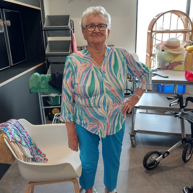 De nieuwe zomercollectie werd voorgesteld voor een enthousiast publiek 👚👗👕  #wzbw #woonenzorgbedrijfwervik #wervik #geluwe