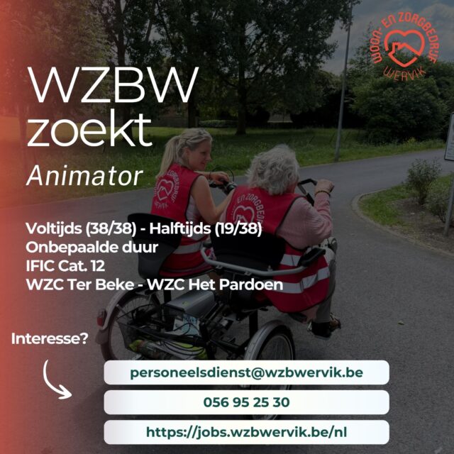 Vacature op vrijdag  Kom jij bij ons team?