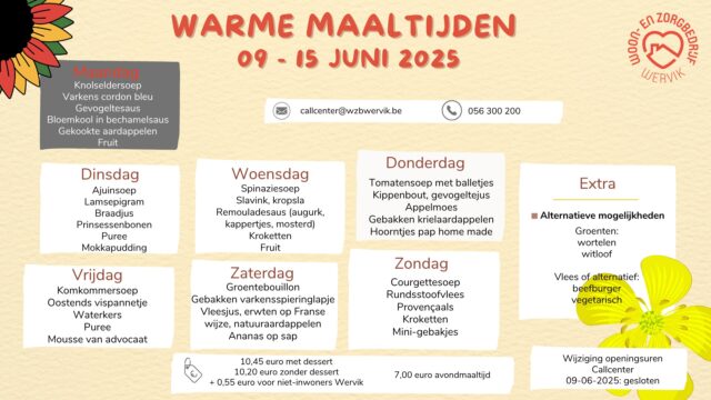 Ben jij al klant van onze warme maaltijden?