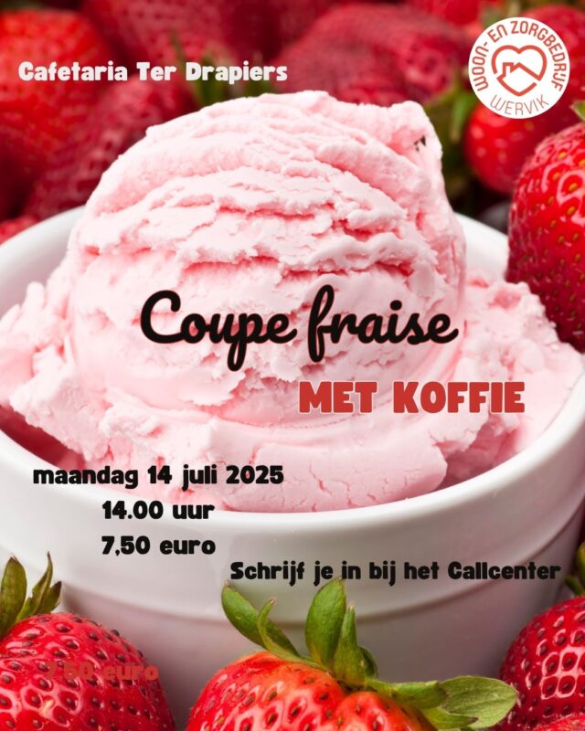 Te warm? Te druk? Te veel? Eén oplossing: coupe fraise.