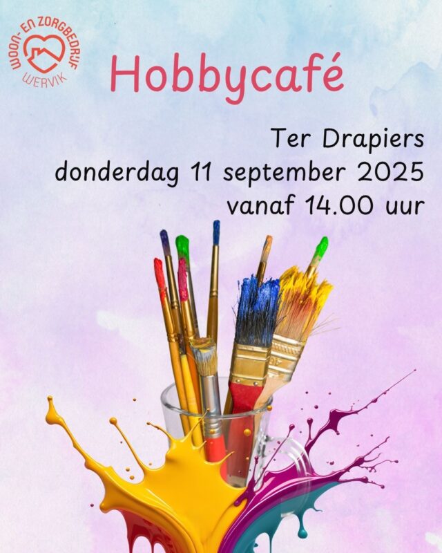 Schilderen, knutselen, kaarten, scrabbelen? Alles is mogelijk!