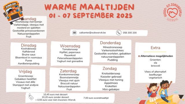 Eerste dag van het nieuwe schooljaar ...
Wij zijn er alvast culinair klaar voor!