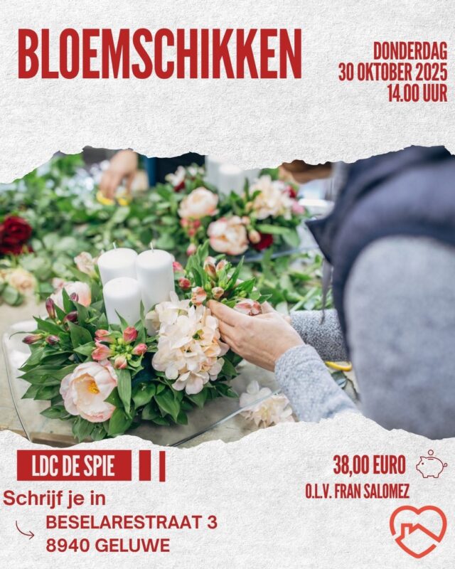 Breng eerbetoon met een prachtig zelfgemaakt bloemstuk. Schrijf je nu in voor het bloemschikken voor Allerheiligen!