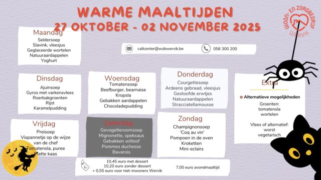 Wat eten we tijdens de herfstvakantie?