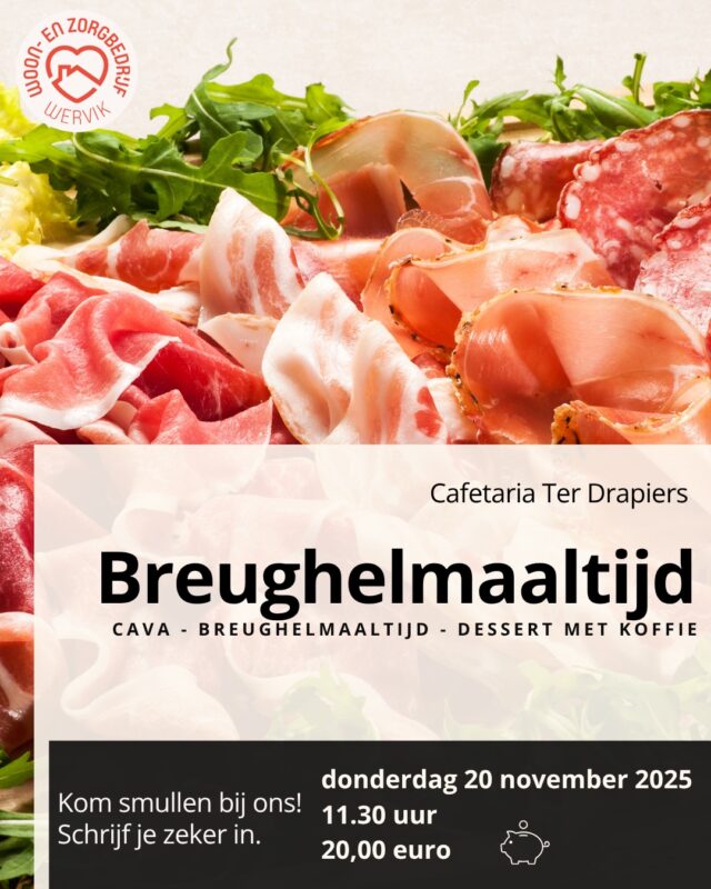 Kom je genieten van onze heerlijke maaltijd!!