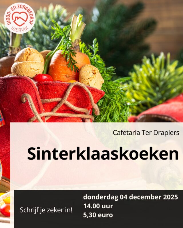 Sinterklaas komt eraan! Schrijf je nu in om mee te genieten van deze lekkernij.