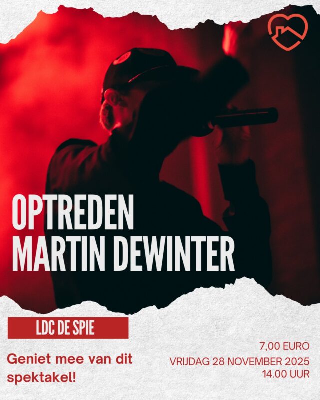 Geniet mee van dit spektakel!
Vergeet je niet in te schrijven in LDC De Spie of aan ons Callcenter.