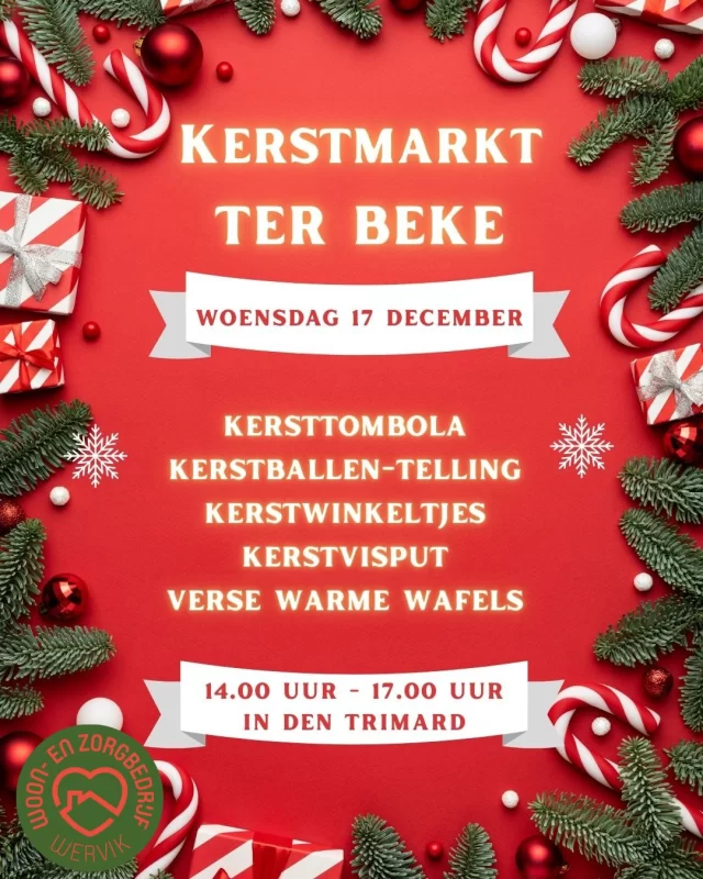 Nog op zoek naar pakjes voor onder kerstboom? Kom dan zeker een kijkje nemen op onze kerstmarkt!!