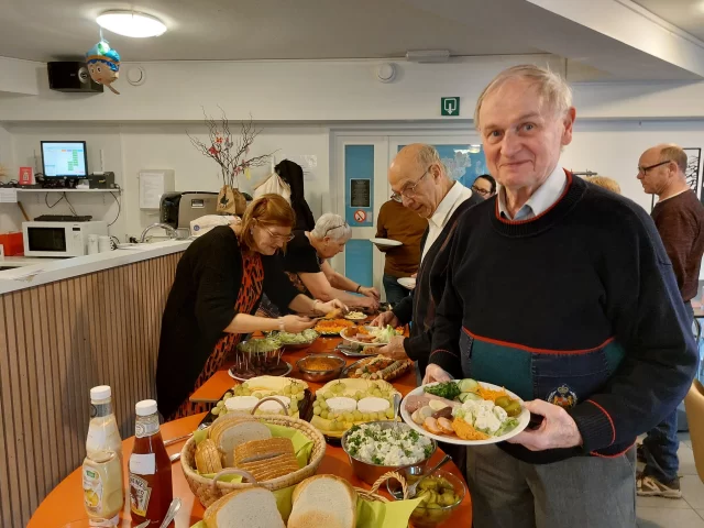 Een rijkelijk gevuld bord ...
