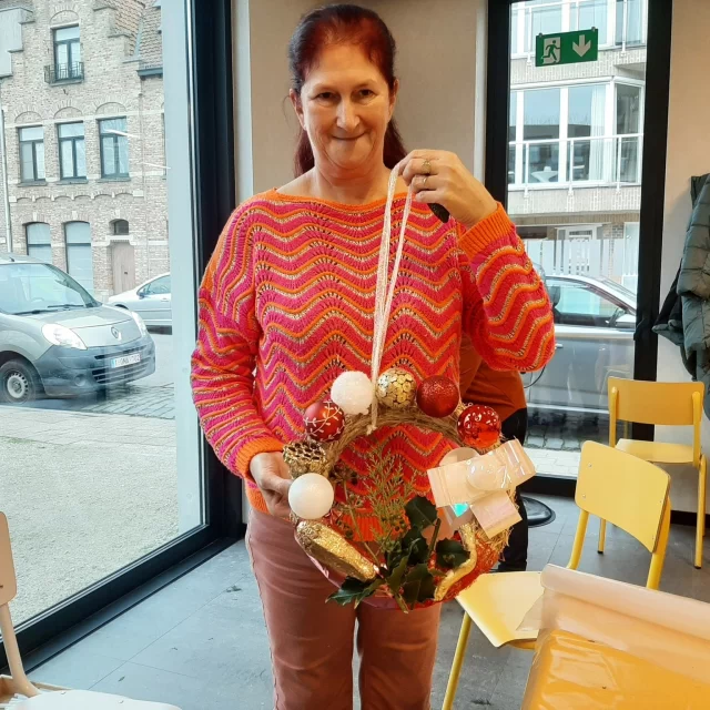 Vol trots stellen we je graag onze zelfgemaakte kerststukjes voor!