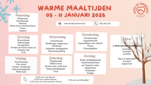 Een nieuw jaar, maar een vertrouwd menu 😀