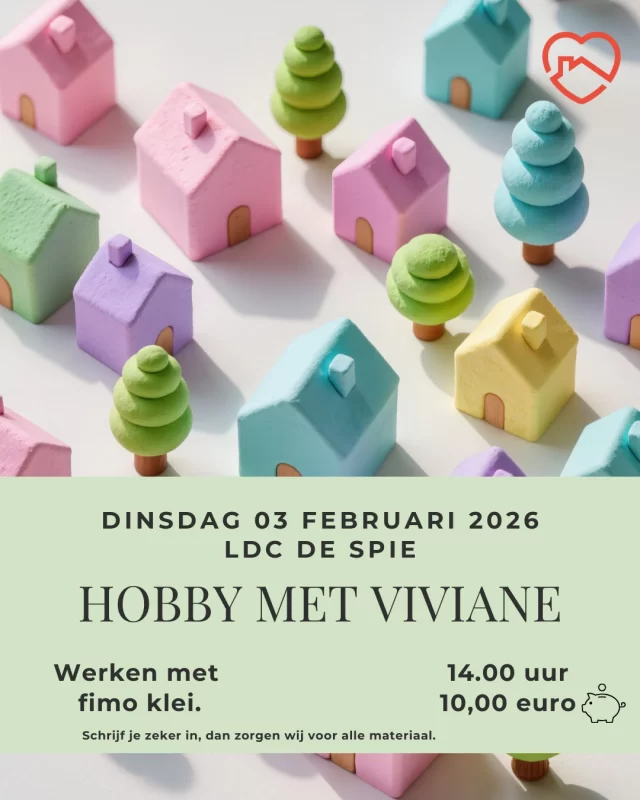 Maak je eigen juwelen, sleutelhanger, decoratie ...
Viviane toont je de weg met fimo klei.