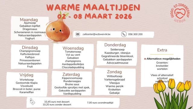 De laatste week voor we overschakelen naar ons lentemenu!!