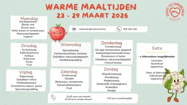 Bloemkool, appelmoes, witte bonen in tomatensaus ... Wij lusten alles!!