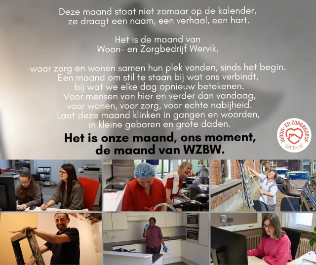 Maart = de maand van WZBW! 🎉  Een maand waarin we onze mensen in de kijker zetten en laten zien hoe trots we zijn op hun dagelijkse inzet.