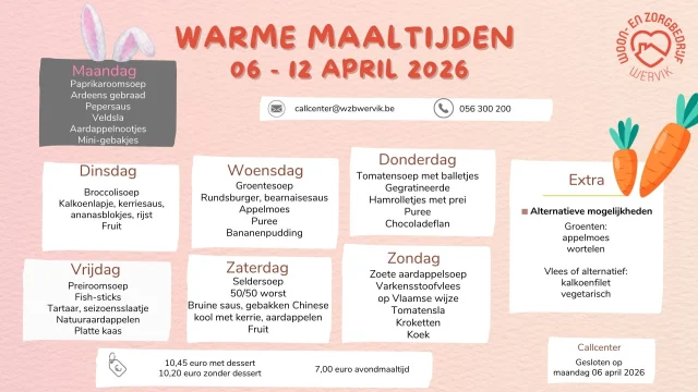 Opgelet: maandag komt de paashaas langs … en is het Callcenter gesloten. 🐰📞