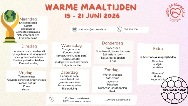 Vandaag op het menu: goals en lekker eten.