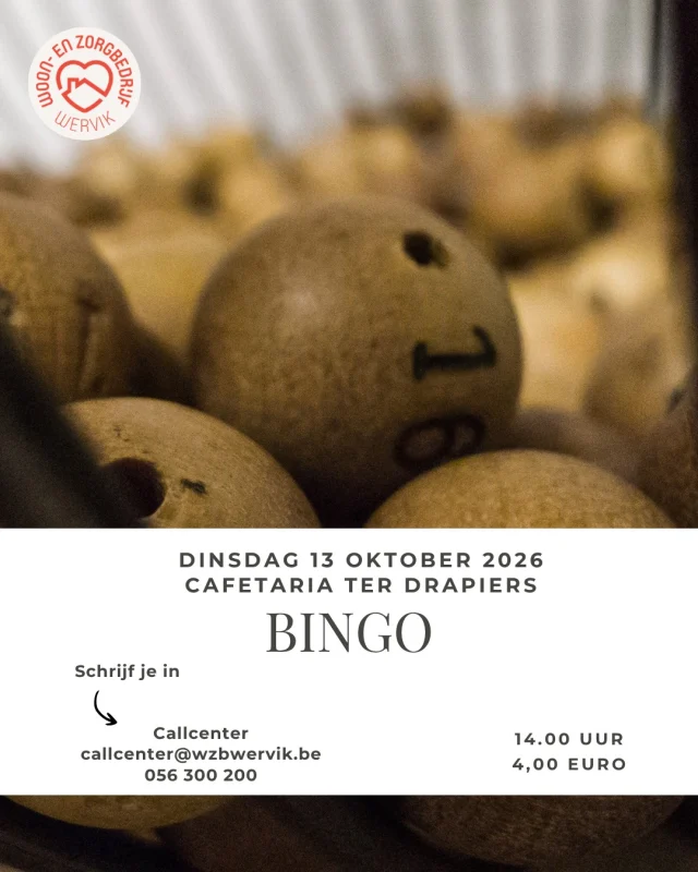 Ogen op de bingokaart, oren gespitst en klaar voor een flinke portie spanning!