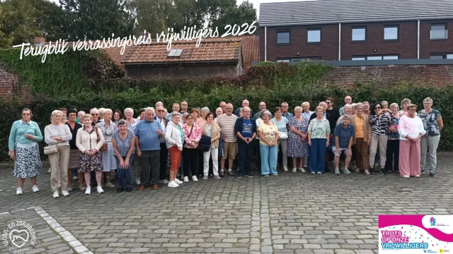 Een mooie herinnering aan onze verrassingsreis!
En wie verdient het meer om in het Internationaal Vrijwilligersjaar in de kijker te staan dan onze vrijwilligers? 
Dank je wel om er telkens weer te staan!